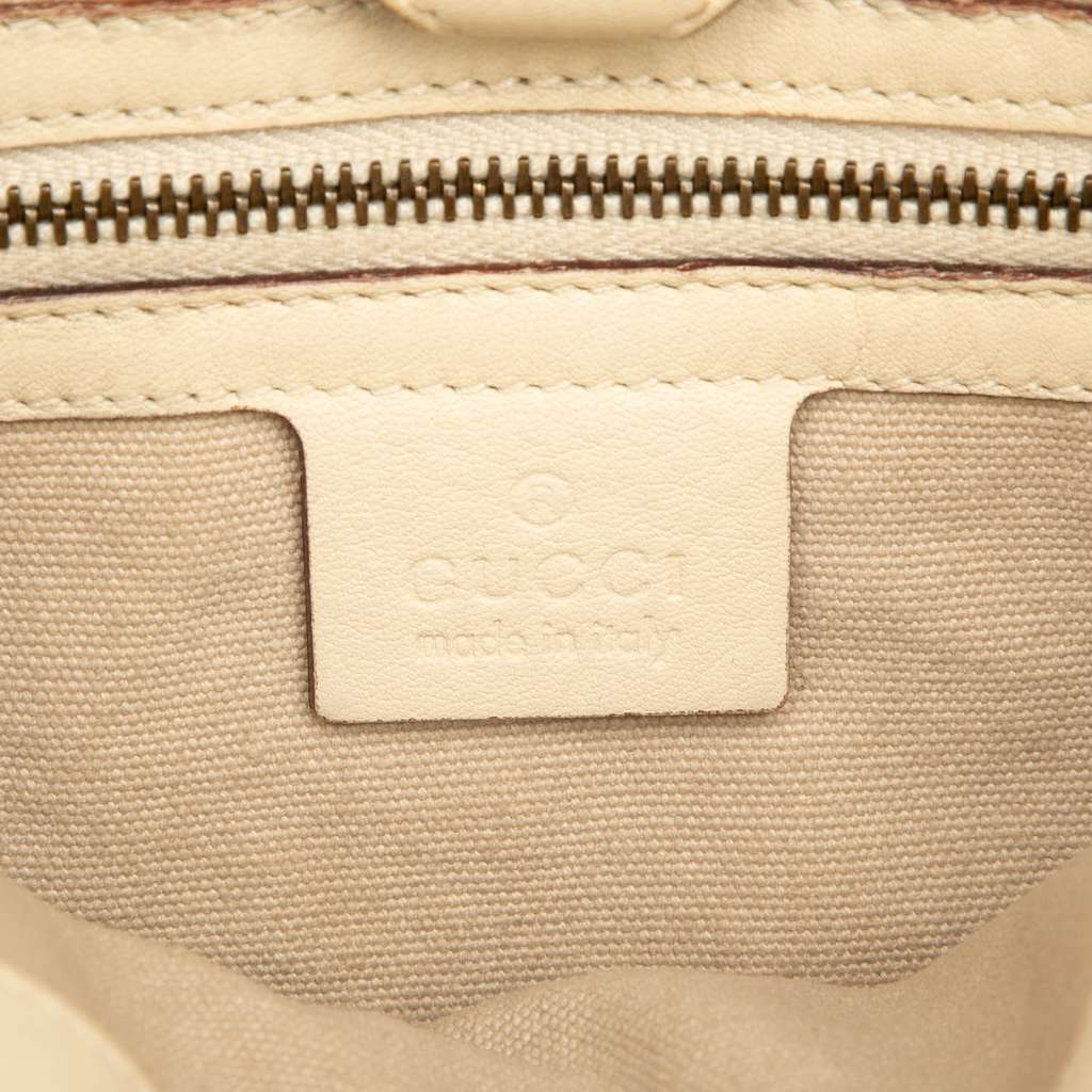 Gucci Leather Bamboo Top Handle Bag - 5