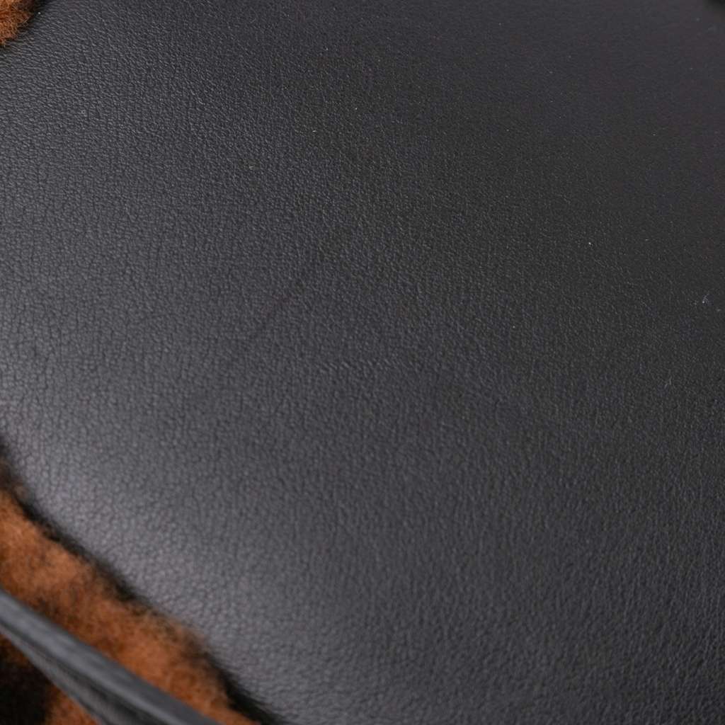 Fendi Mini Zucca Shearling Mon Tresor Bucket Bag - Image 10