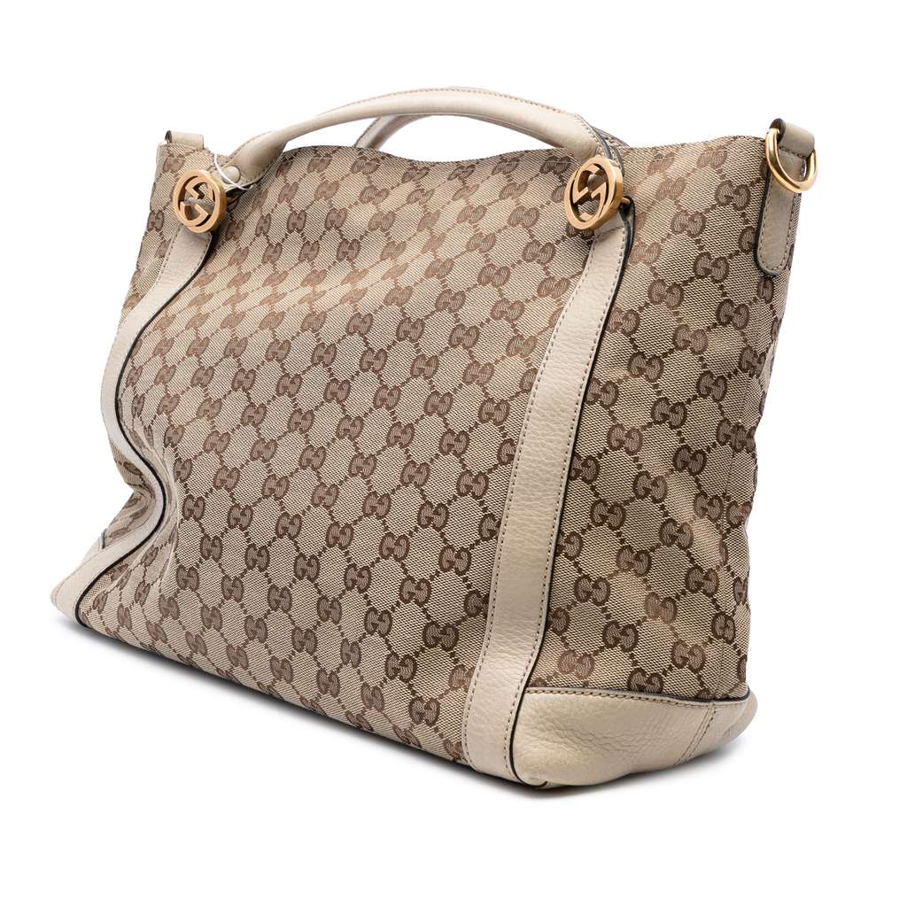 Gucci GG Canvas Miss GG Satchel - Back view