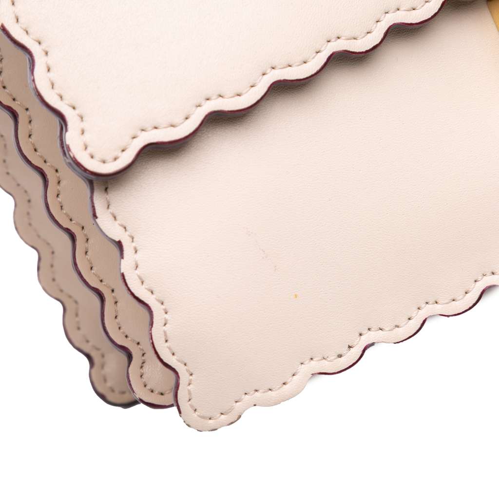 Fendi Small Scalloped Leather Kan I Crossbody - Image 11