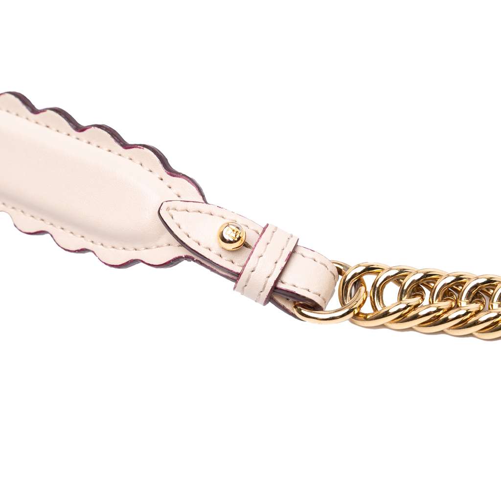 Fendi Small Scalloped Leather Kan I Crossbody - Image 12