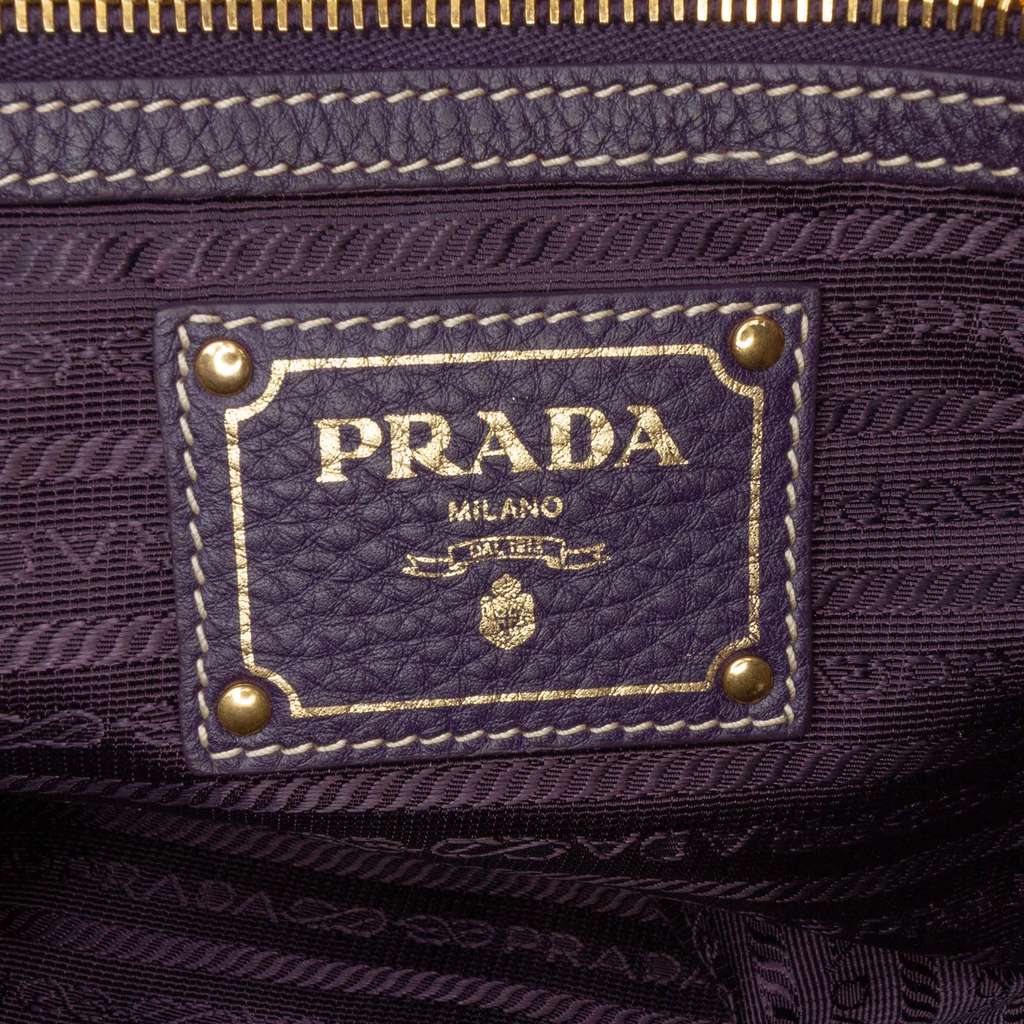 Prada Vitello Daino Open Convertible Tote - Detail 2