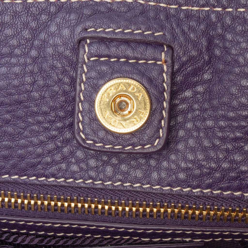 Prada Vitello Daino Open Convertible Tote - Image 12