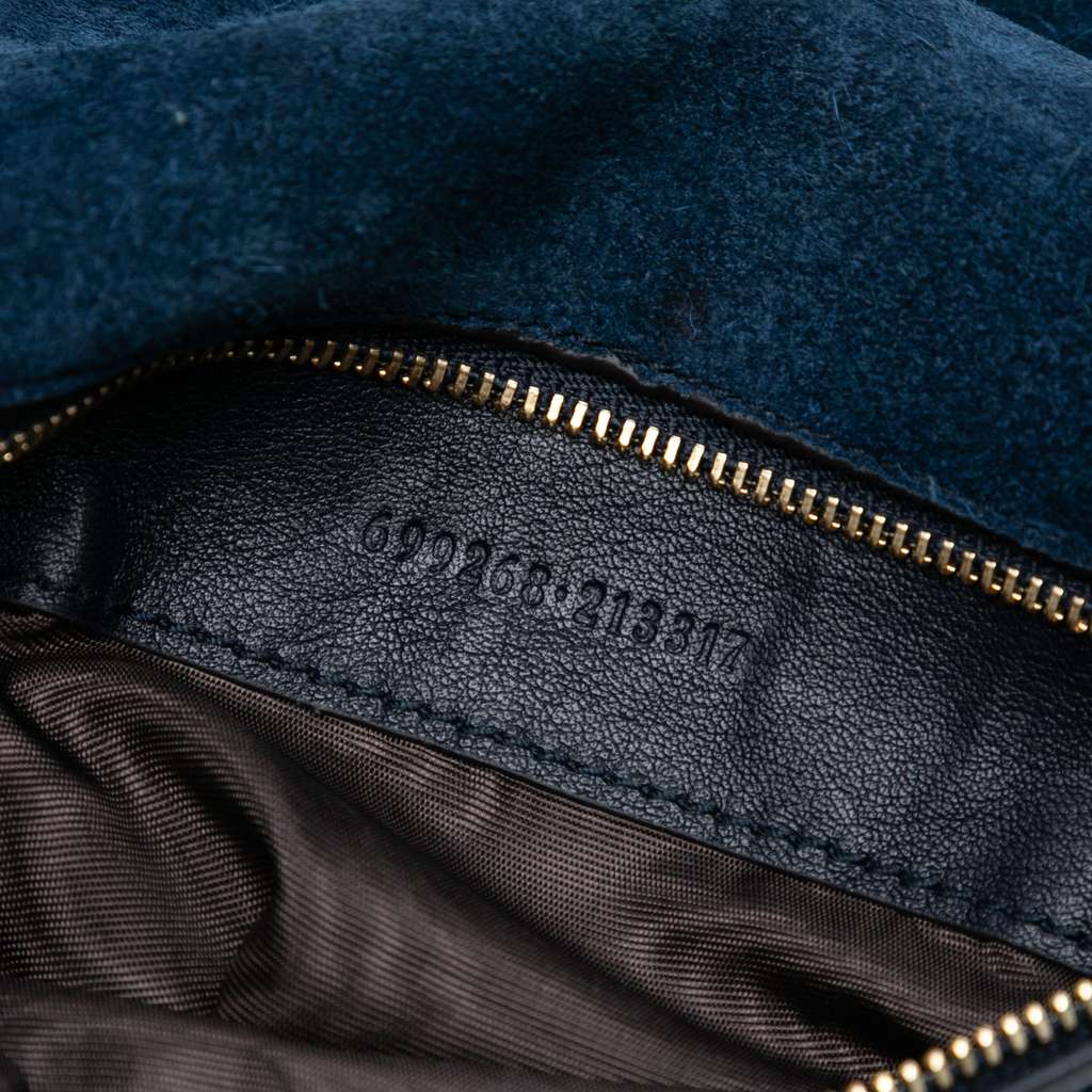 Gucci Small Suede Blondie Chain Satchel - Detail 1