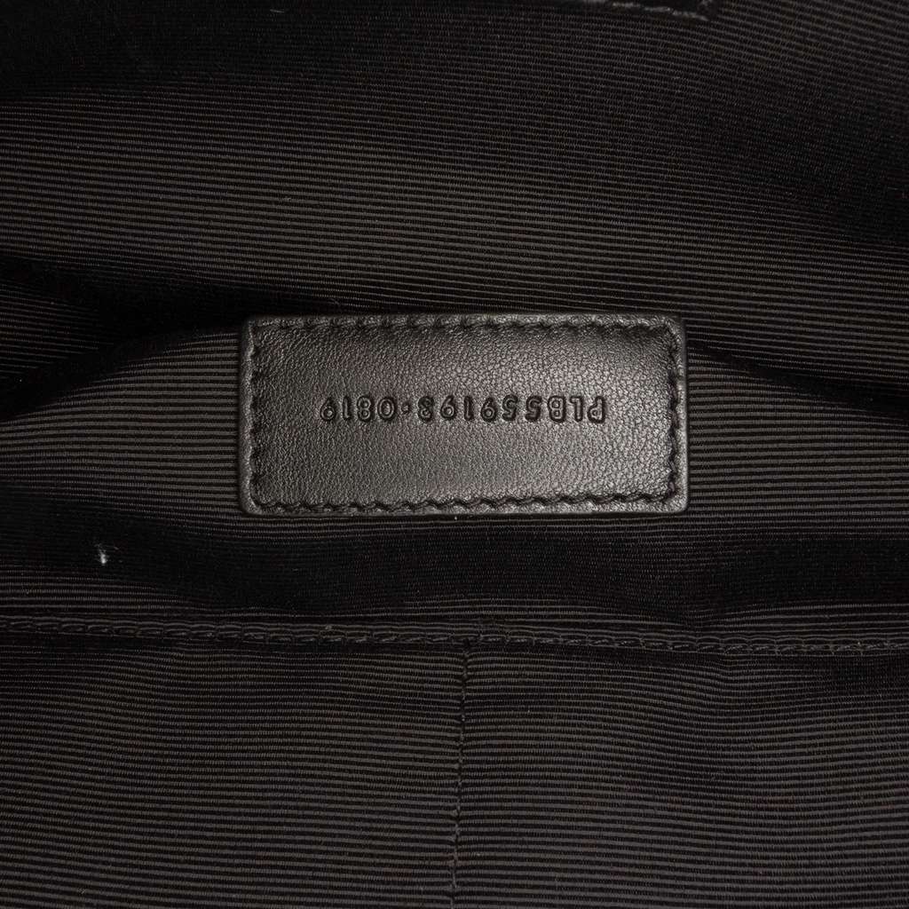 Saint Laurent Quilted Chevron Leather Monogram Document Holder - Detail 1