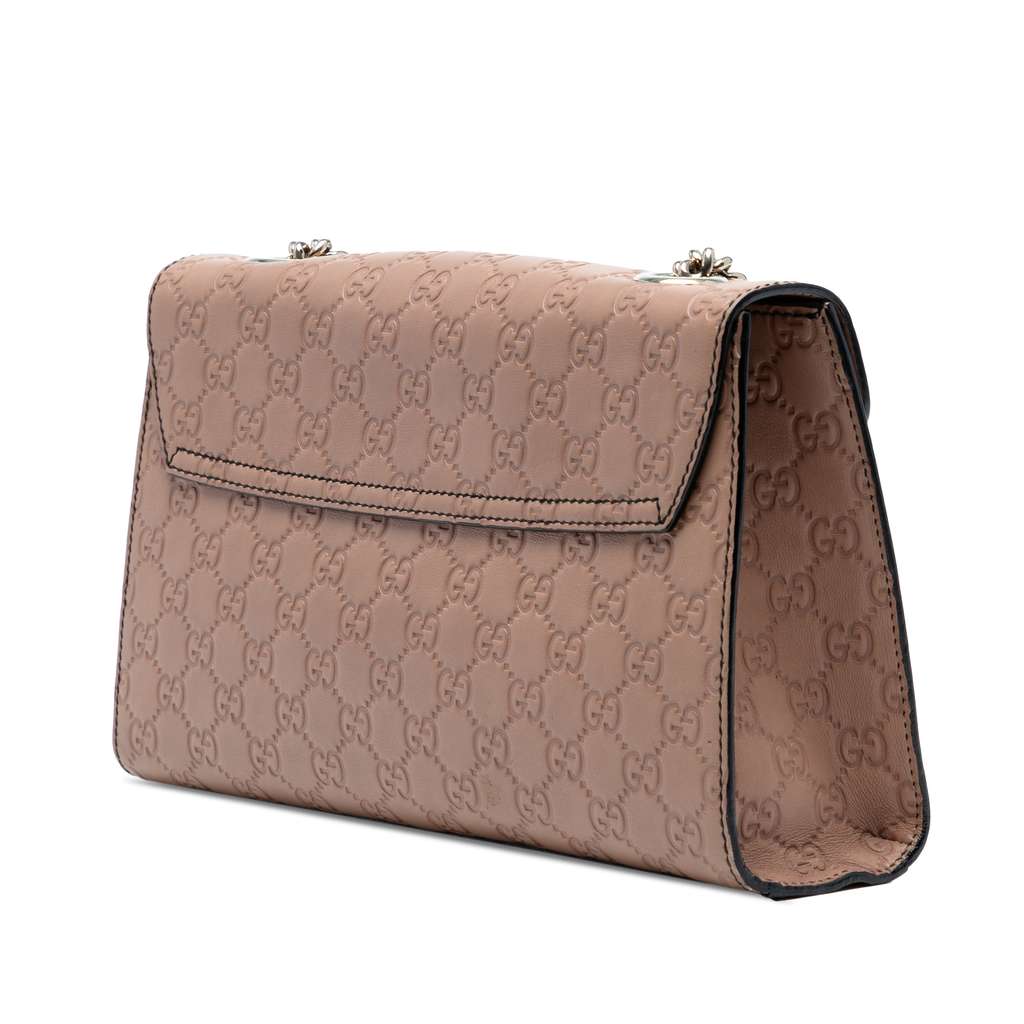 Gucci Medium Guccissima Emily Shoulder Bag - Back view