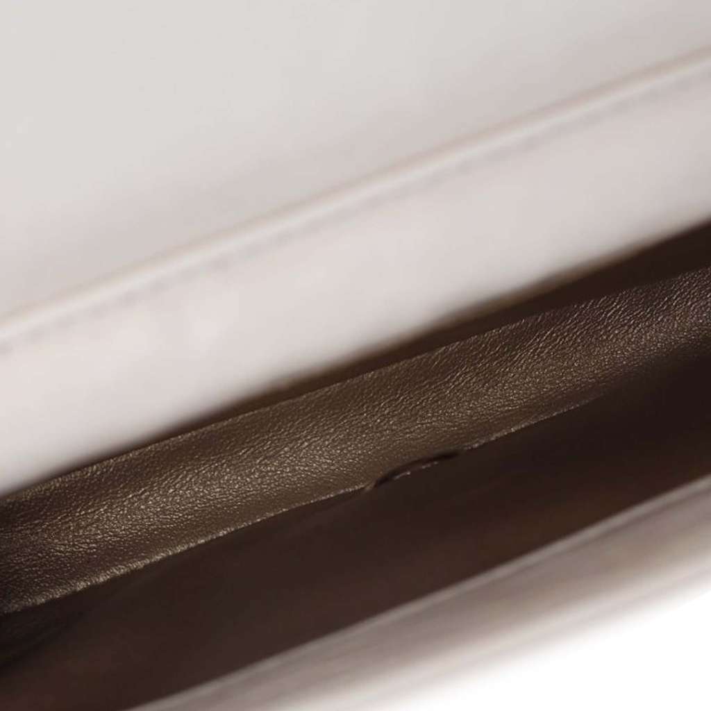 Chanel Mini Chevron Crinkled Calfskin Embellished Envelope Flap - Side view