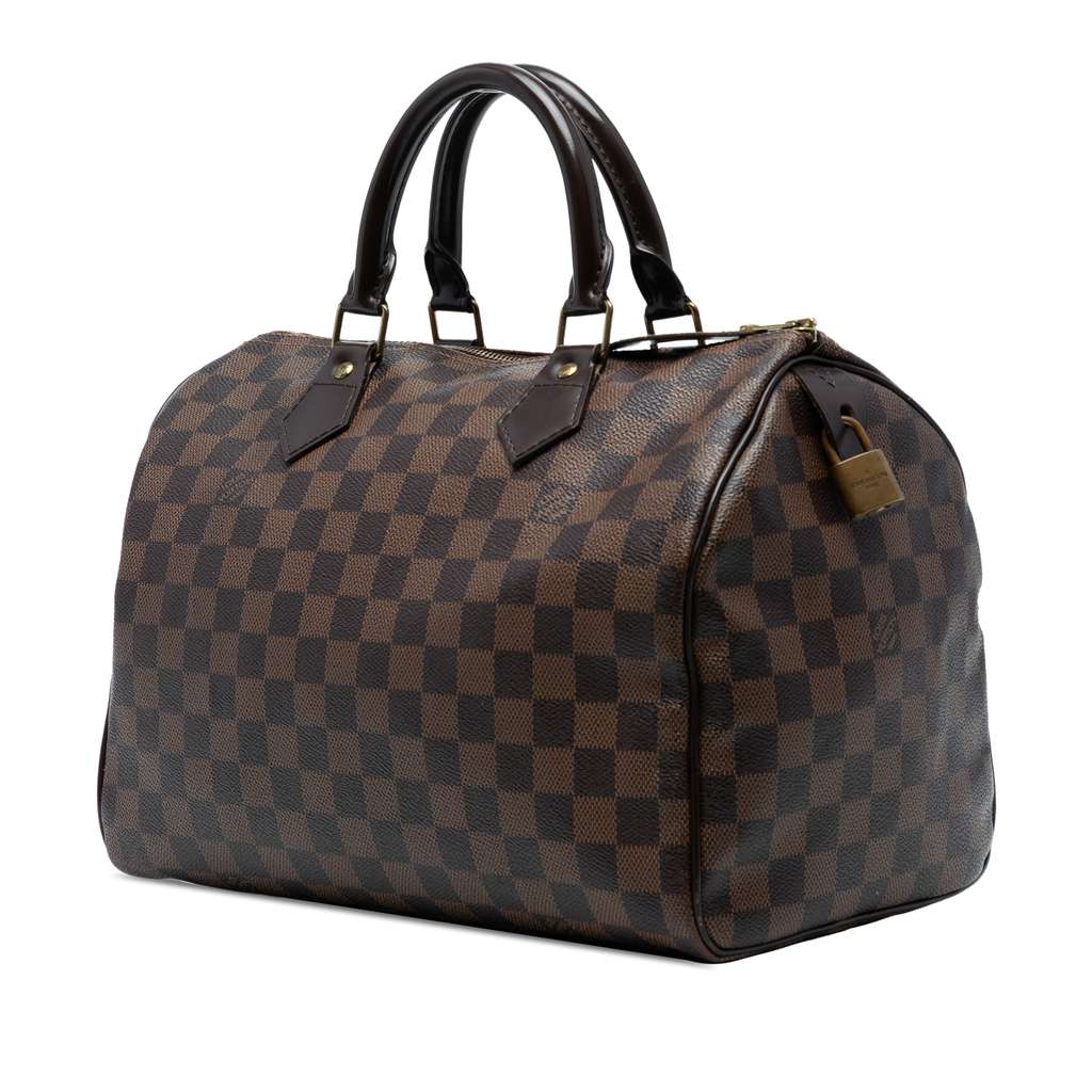Louis Vuitton Damier Ebene Speedy 30 - Back view