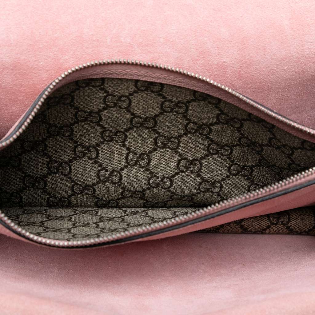 Gucci Medium GG Supreme Crystal Dionysus Shoulder Bag - 4