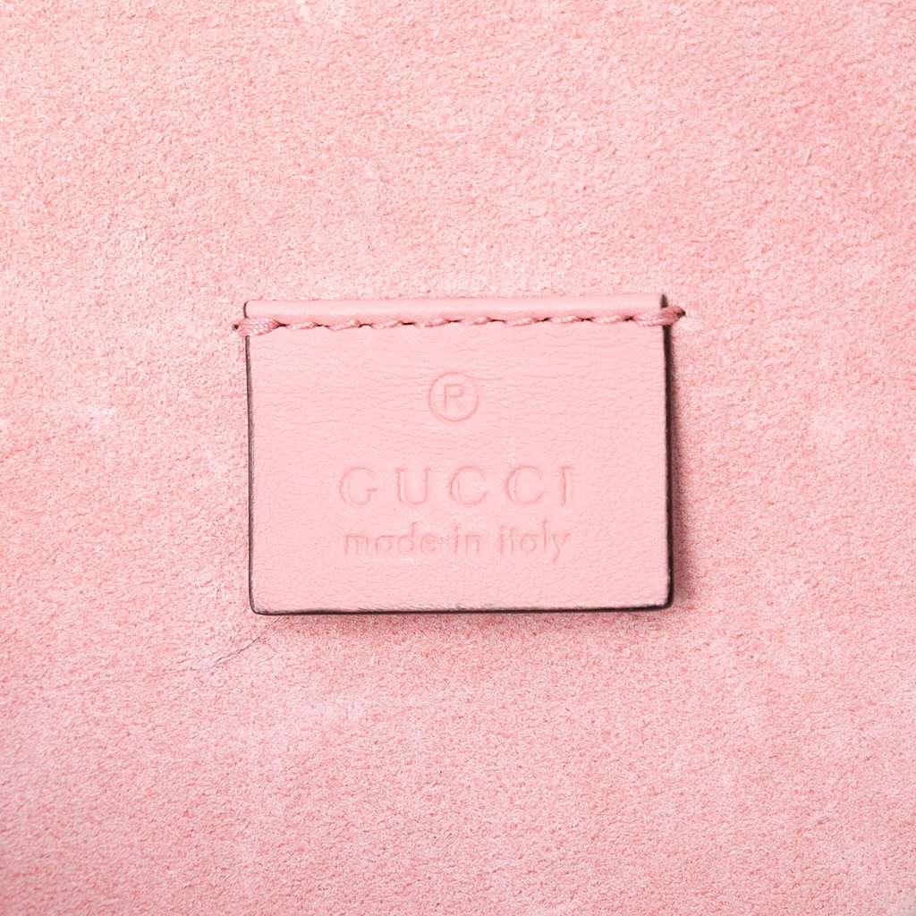 Gucci Medium GG Supreme Crystal Dionysus Shoulder Bag - Side view