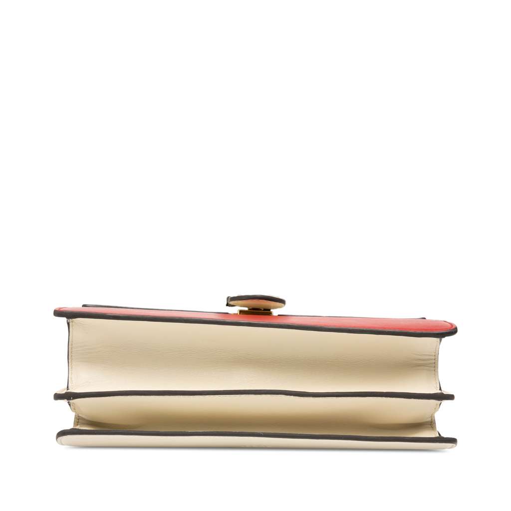 Gucci Medium Leather Bamboo Dionysus Web Satchel - Image 6