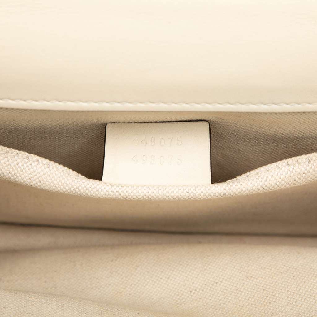 Gucci Medium Leather Bamboo Dionysus Web Satchel - Detail 1