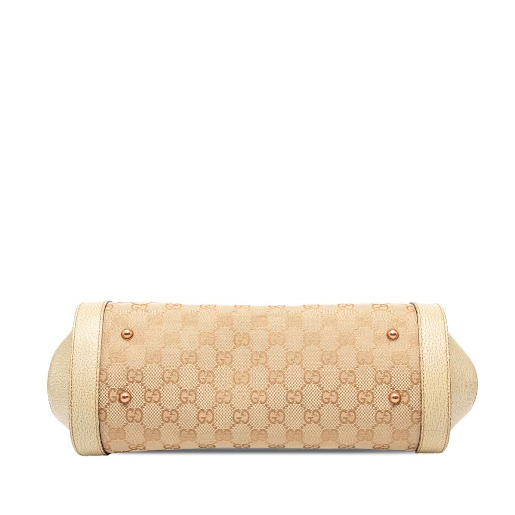 Gucci GG Canvas Bamboo Bullet Shoulder Bag - Image 6