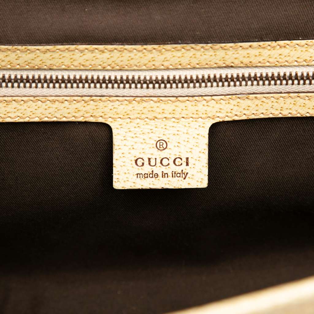 Gucci GG Canvas Bamboo Bullet Shoulder Bag - Side view
