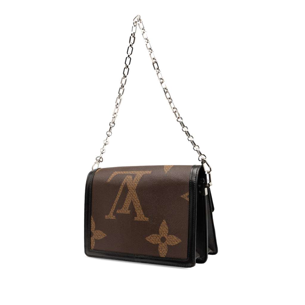 Louis Vuitton Monogram Reverse Giant Dauphine MM - Back view