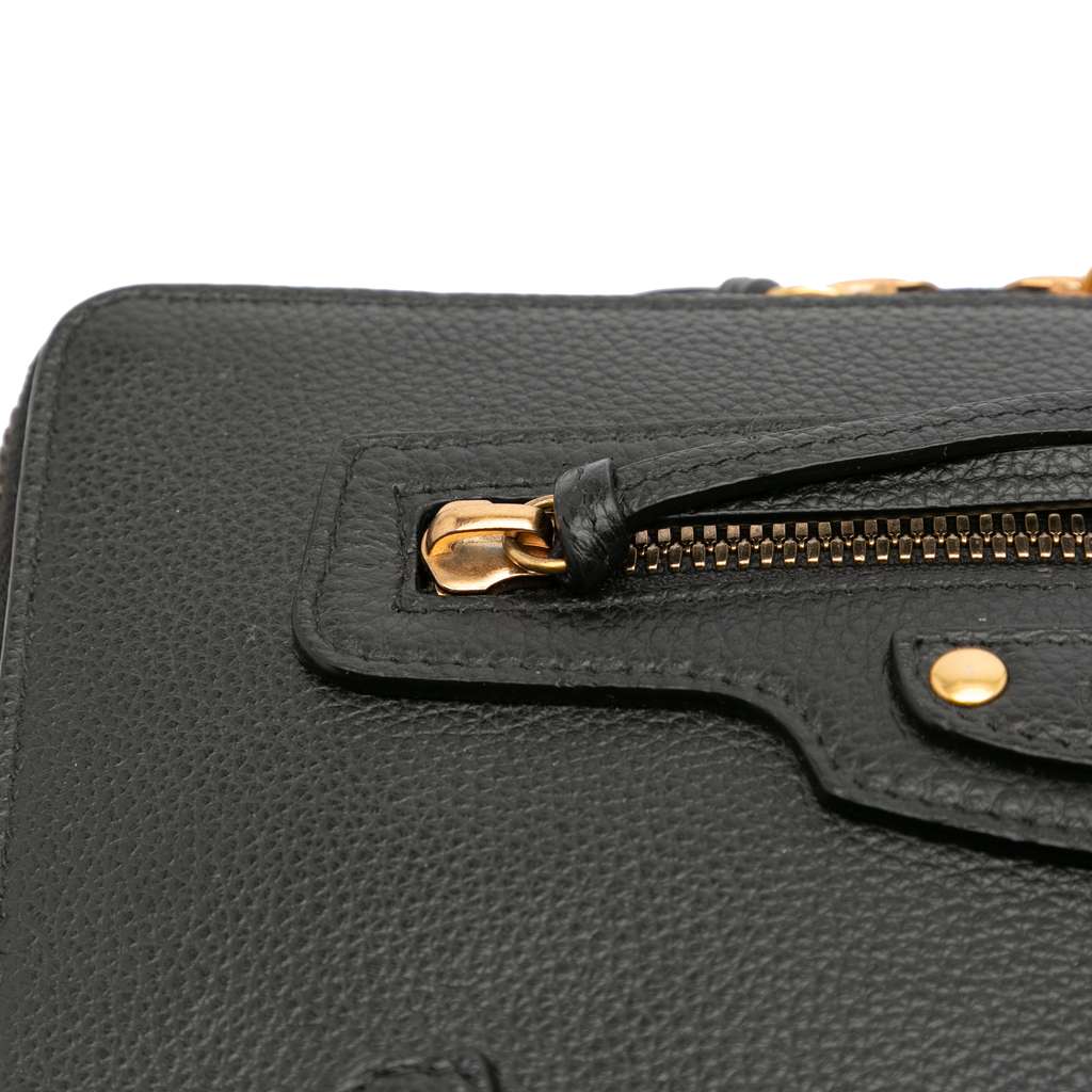 Balenciaga Pebbled Leather Neo Classic City Pouch Crossbody - Image 10