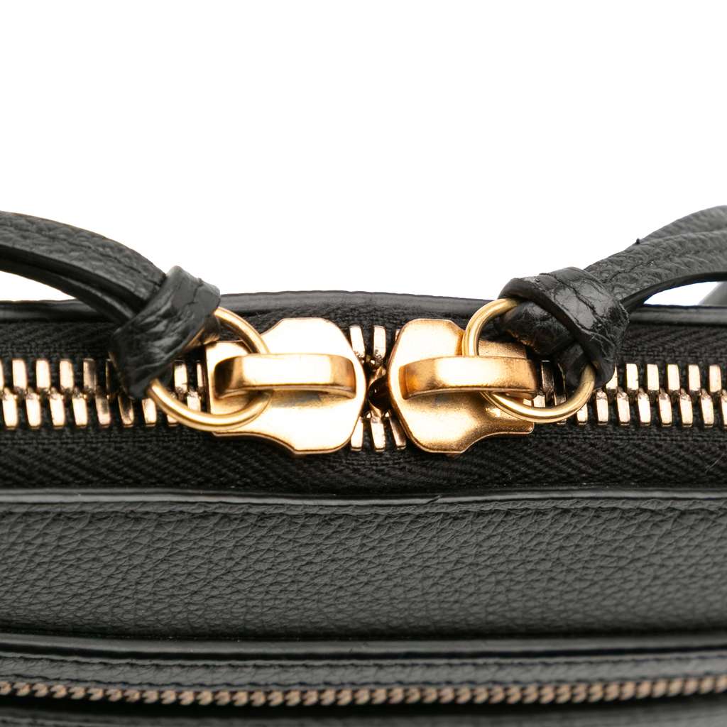 Balenciaga Pebbled Leather Neo Classic City Pouch Crossbody - Image 11