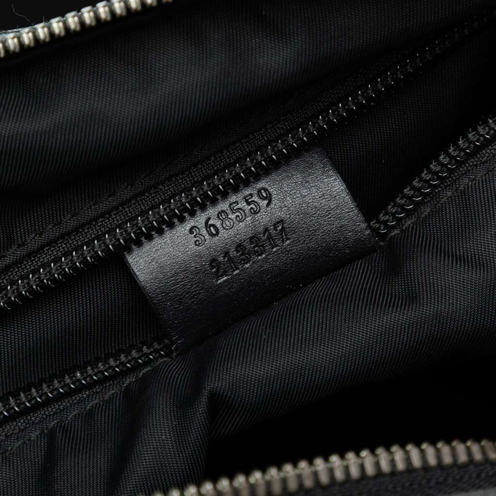Gucci Canvas Techno Web Vertical Zip Tote - Detail 1