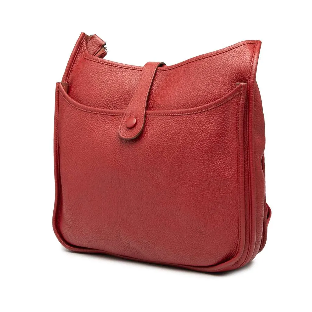 Hermès Togo Evelyne III 33 Red Leather Very good - Back View