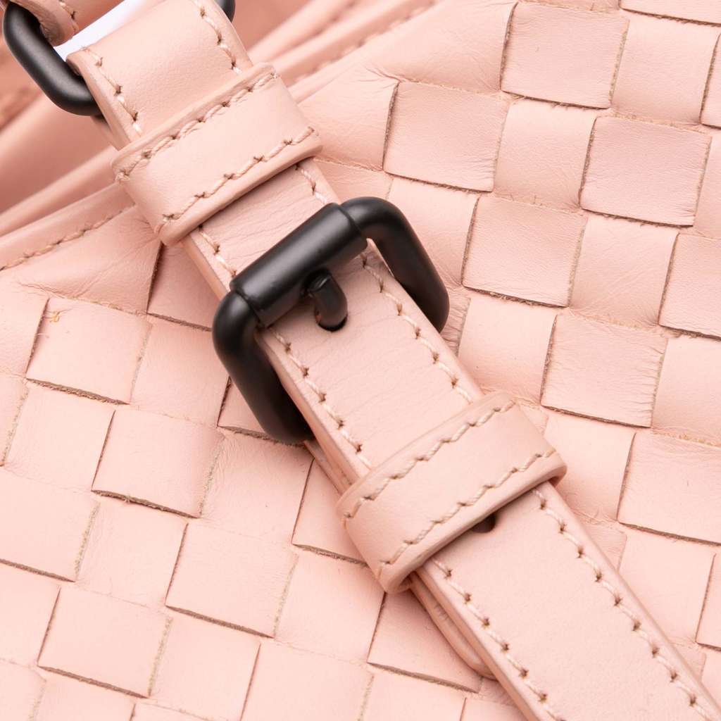 Bottega Veneta Small Nappa Intrecciato Roma Satchel - Image 10