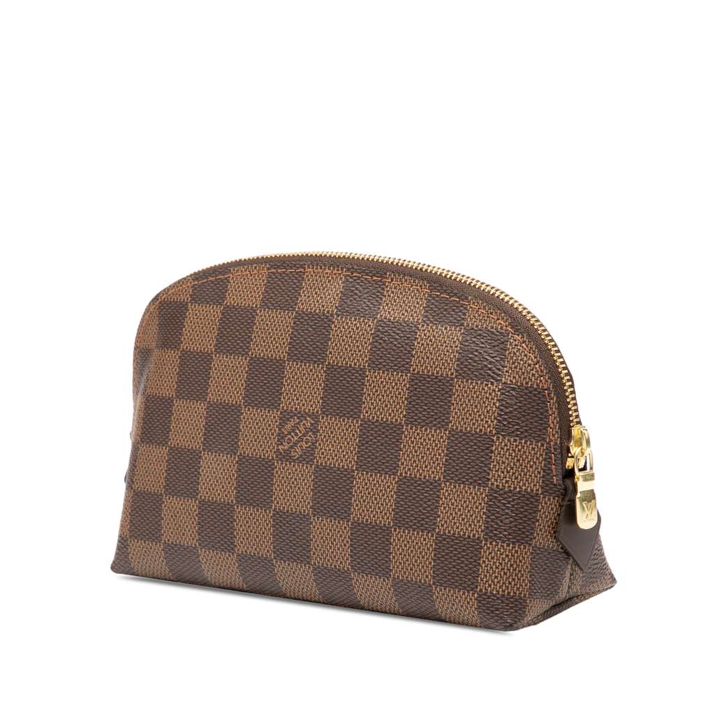 Louis Vuitton Damier Ebene Cosmetic Pouch - Back view