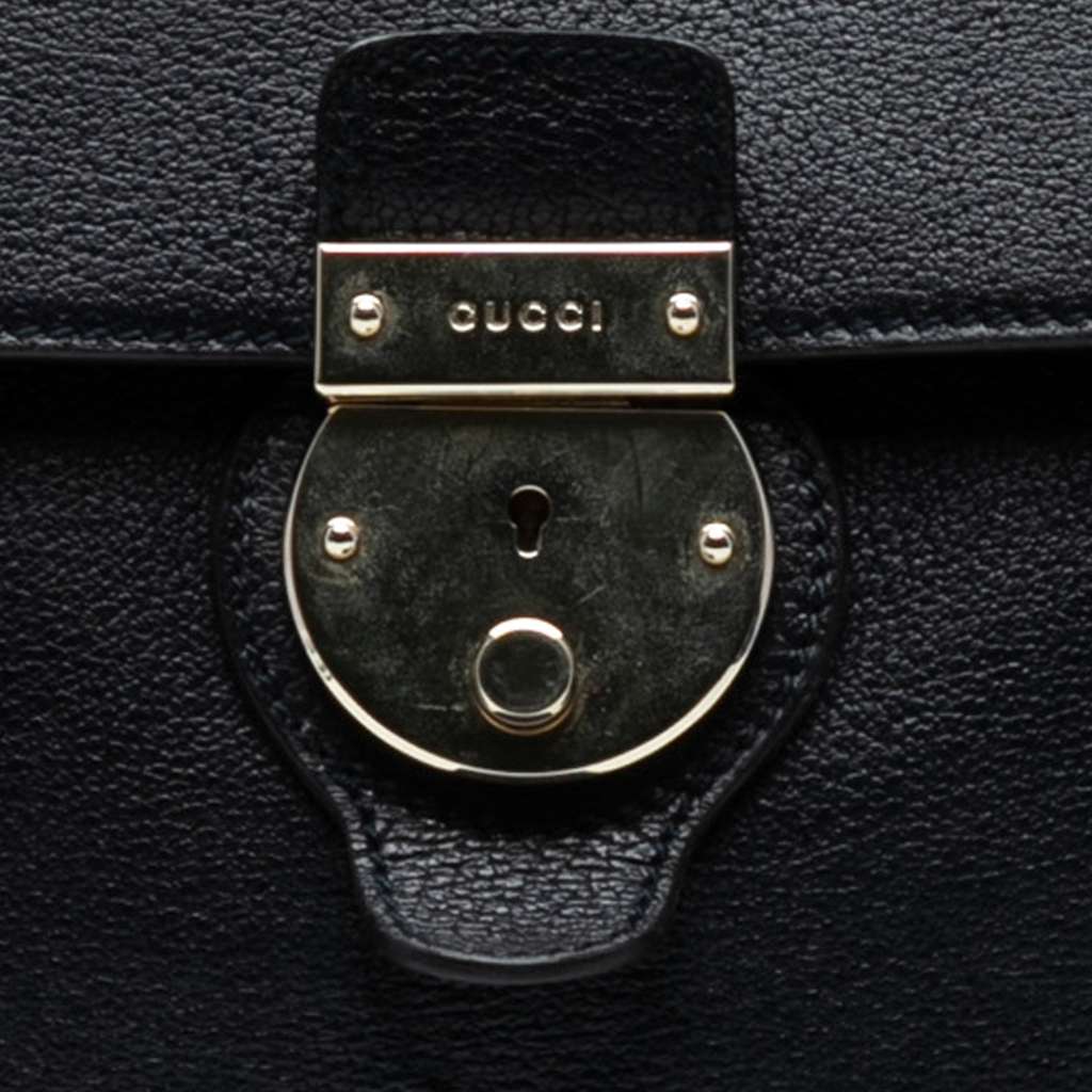 Gucci Leather Bamboo Briefcase - Detail 1