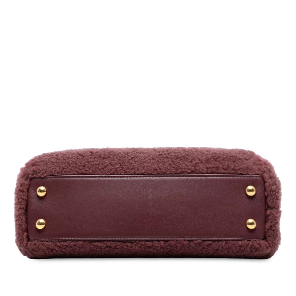 Chanel Small Shearling Coco Top Handle Bag - Image 6