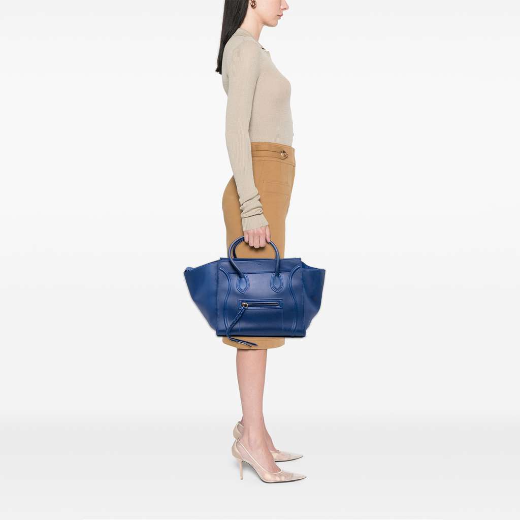 Celine Medium Grained Calfskin Phantom Luggage Tote - Detail 2