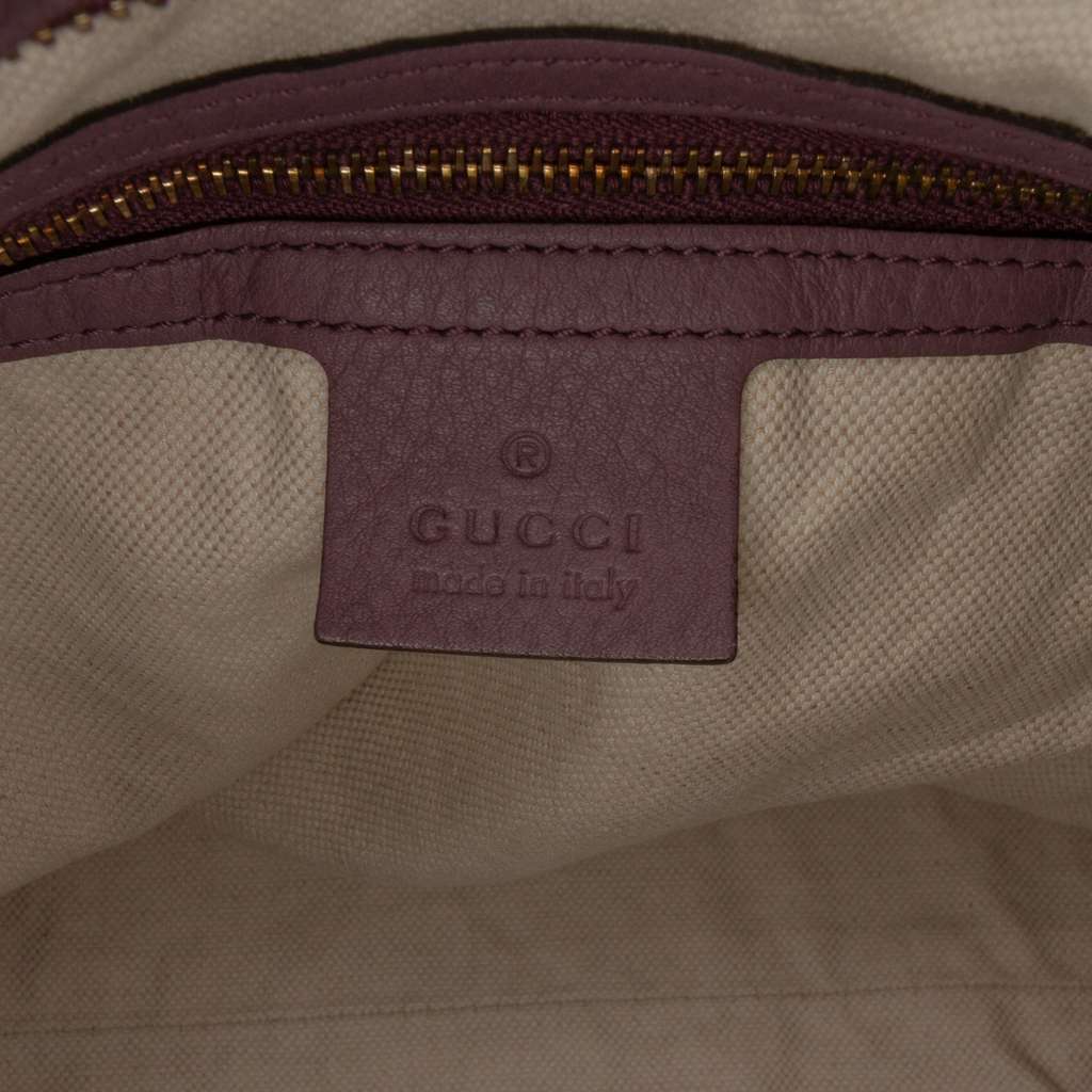 Gucci Medium Leather Miss GG Satchel - Side view
