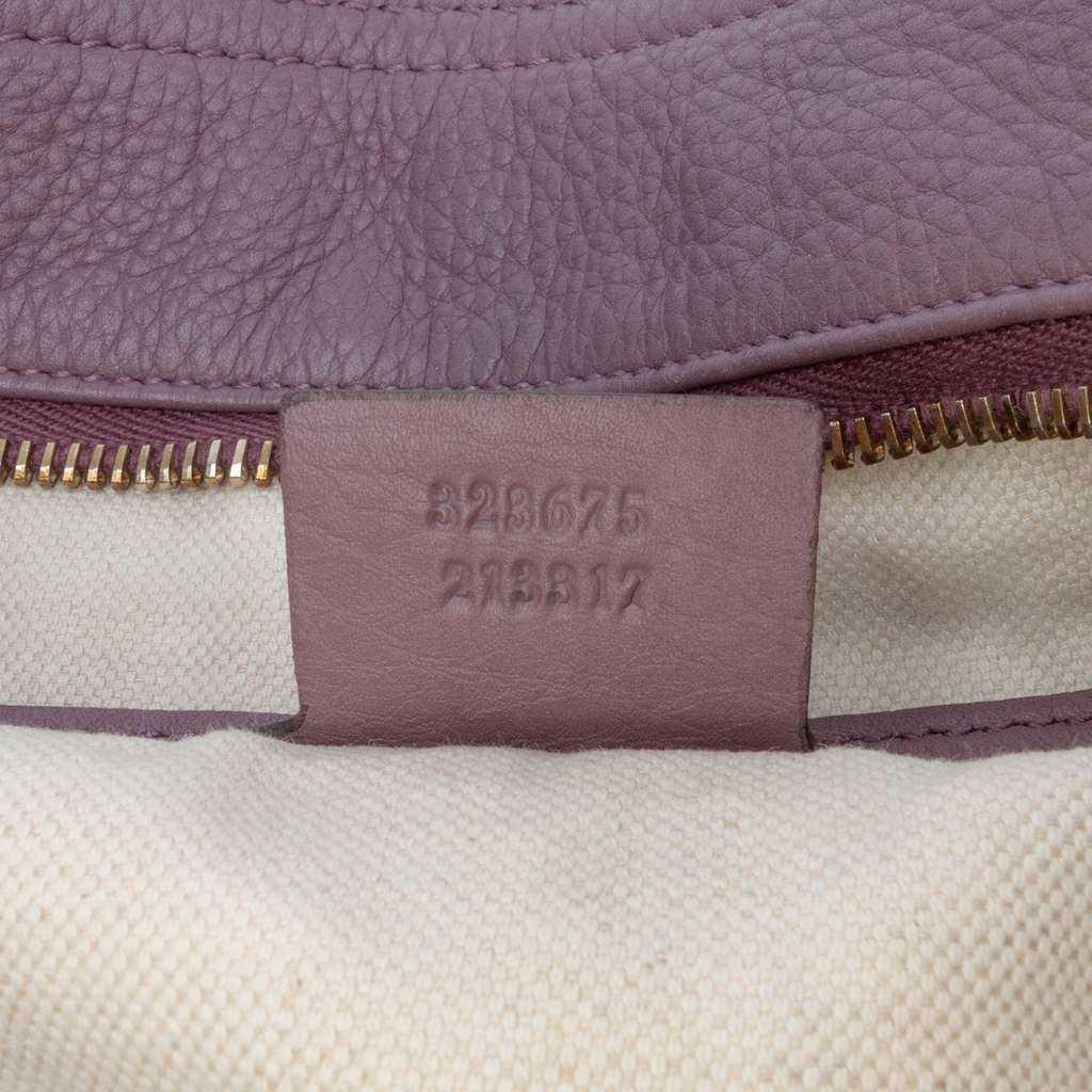 Gucci Medium Leather Miss GG Satchel - Detail 1