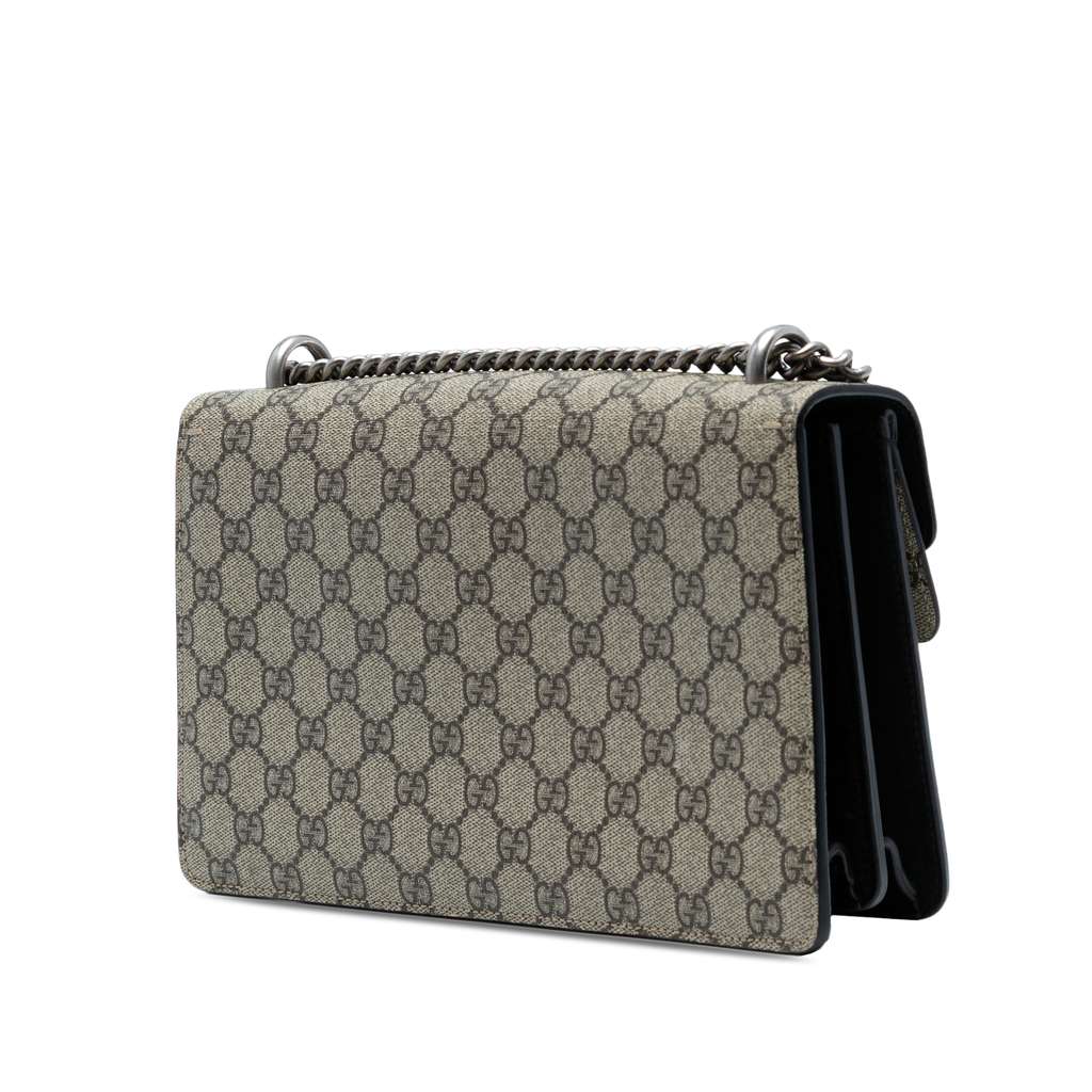 Gucci Medium GG Supreme Dionysus Shoulder Bag - Back view