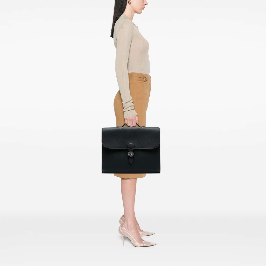 Hermès Togo Sac A Depeches Verso 38 - Detail 2