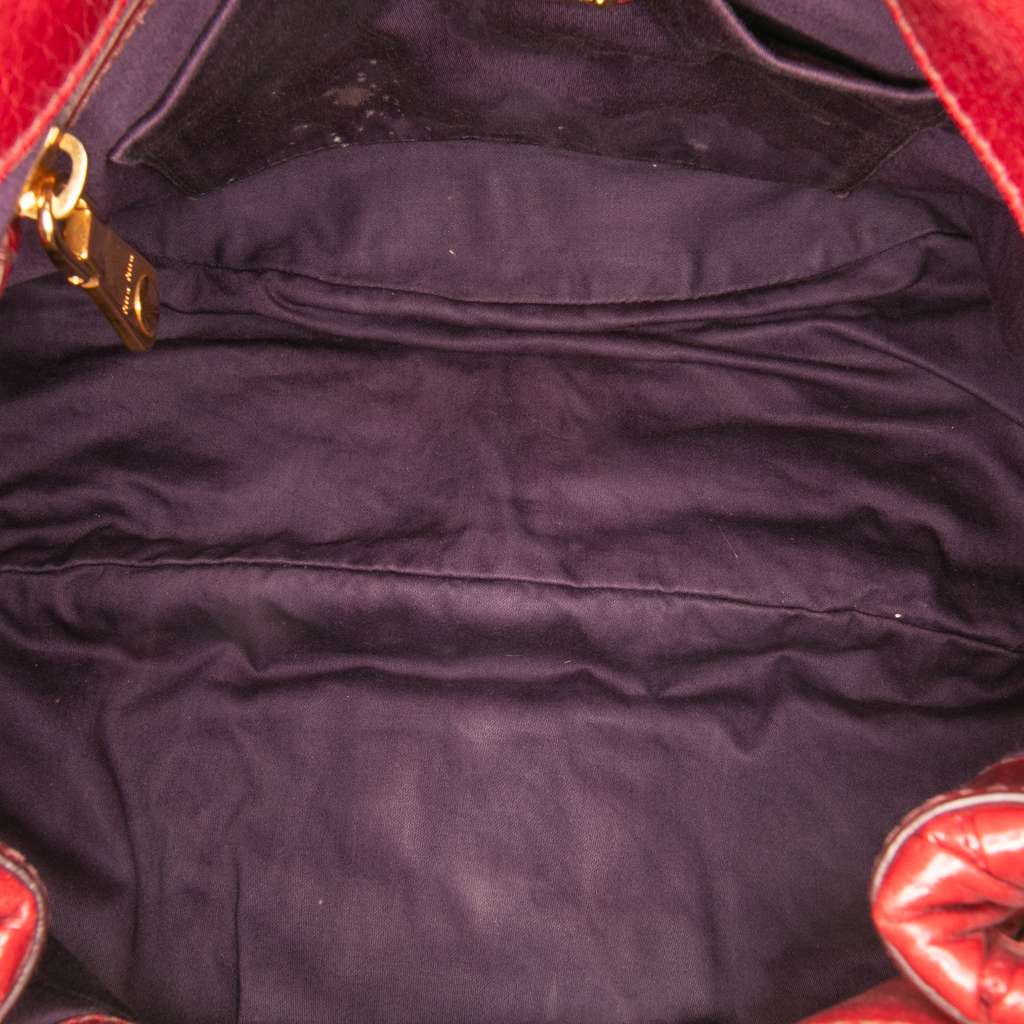 Miu Miu Matelasse Nappa Coffer Satchel - 4