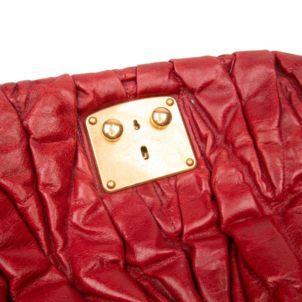Miu Miu Matelasse Nappa Coffer Satchel - Image 11