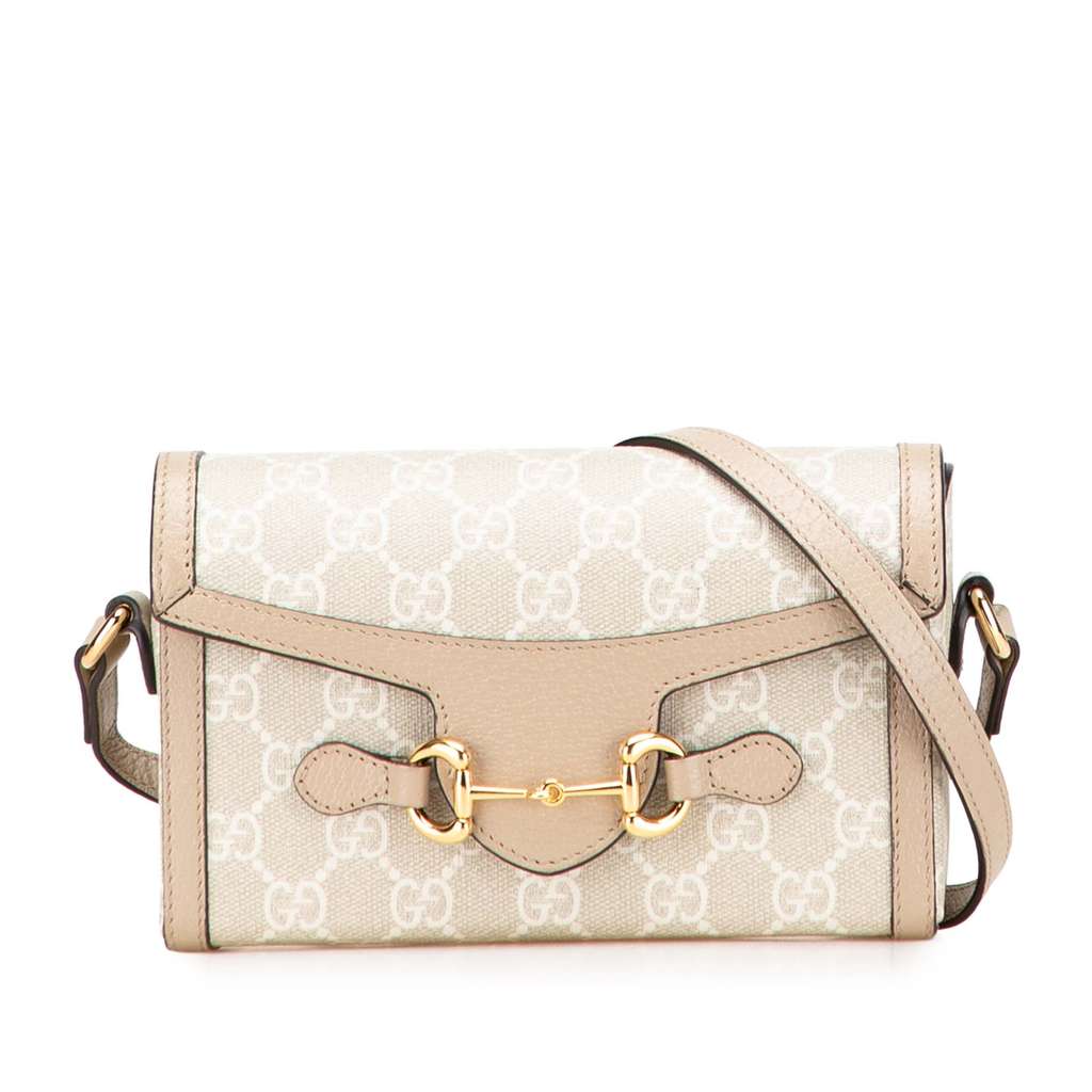 Gucci Mini GG Supreme Horsebit 1955 Crossbody