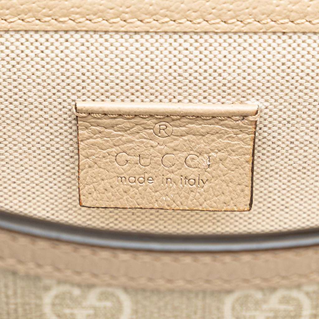 Gucci Mini GG Supreme Horsebit 1955 Crossbody - Side view