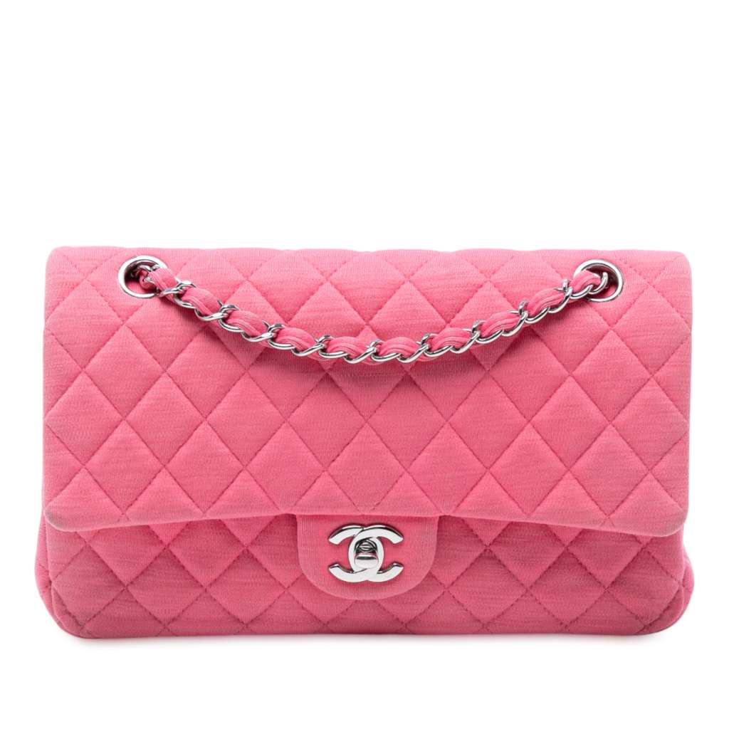Chanel Medium Classic Jersey Double Flap