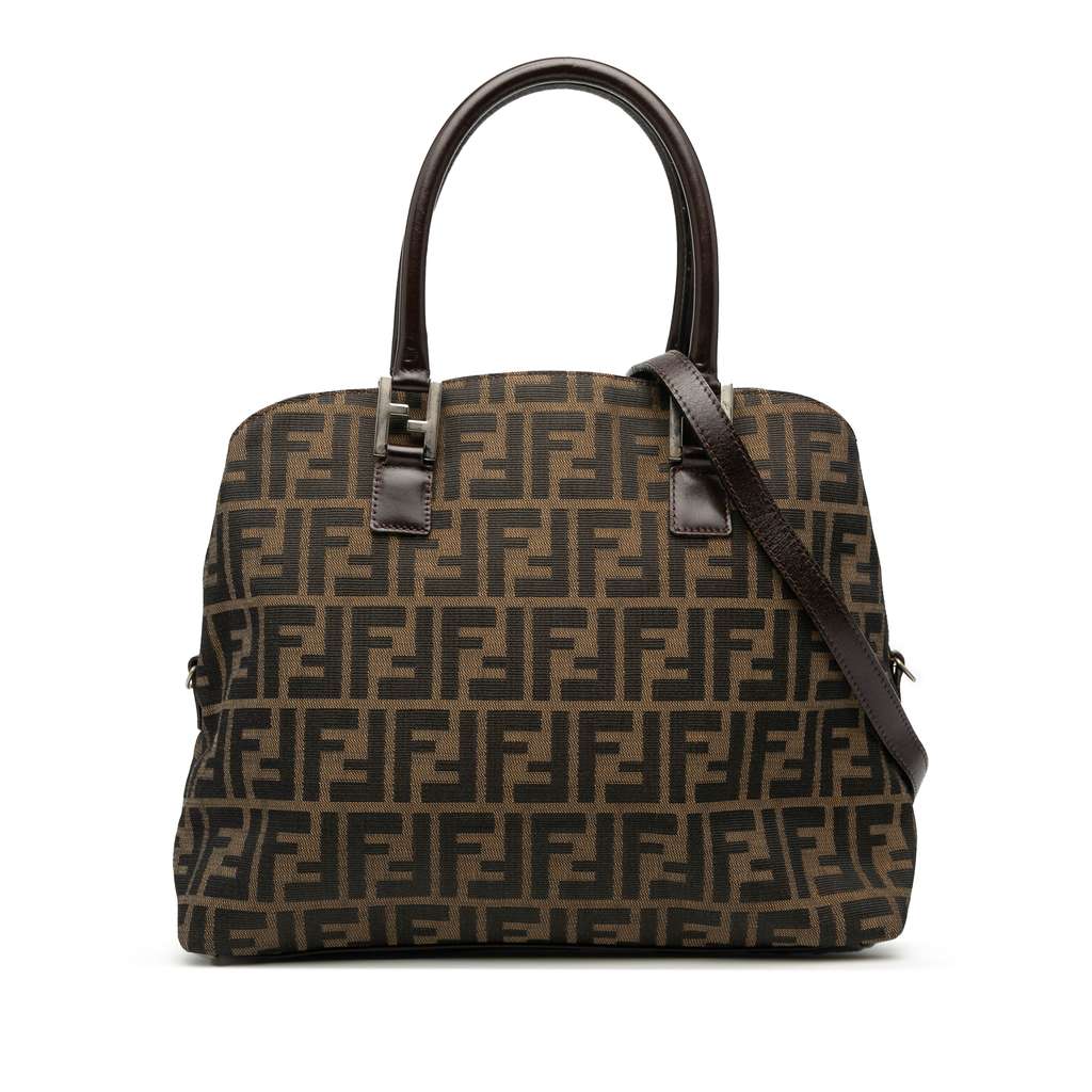 Fendi Zucca Canvas Satchel