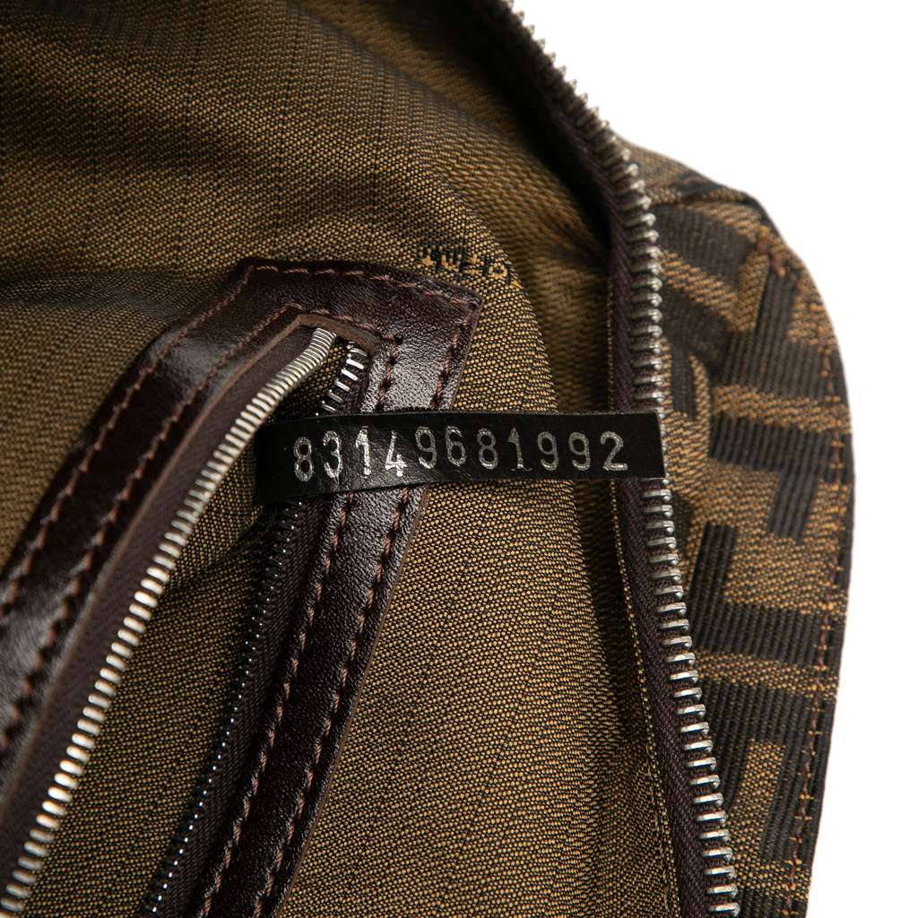 Fendi Zucca Canvas Satchel - Detail 1