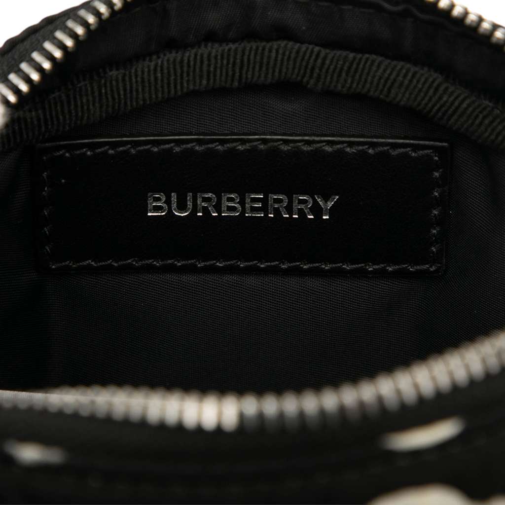 Burberry Zebra Print Nylon Logo Cannon Belt Bag - Detail 1