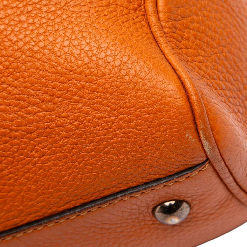 Gucci Medium Calfskin Bamboo Shopper Satchel - Detail 1