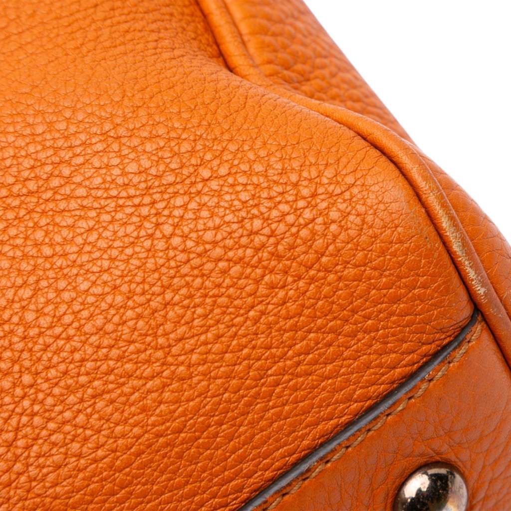 Gucci Medium Calfskin Bamboo Shopper Satchel - Detail 2