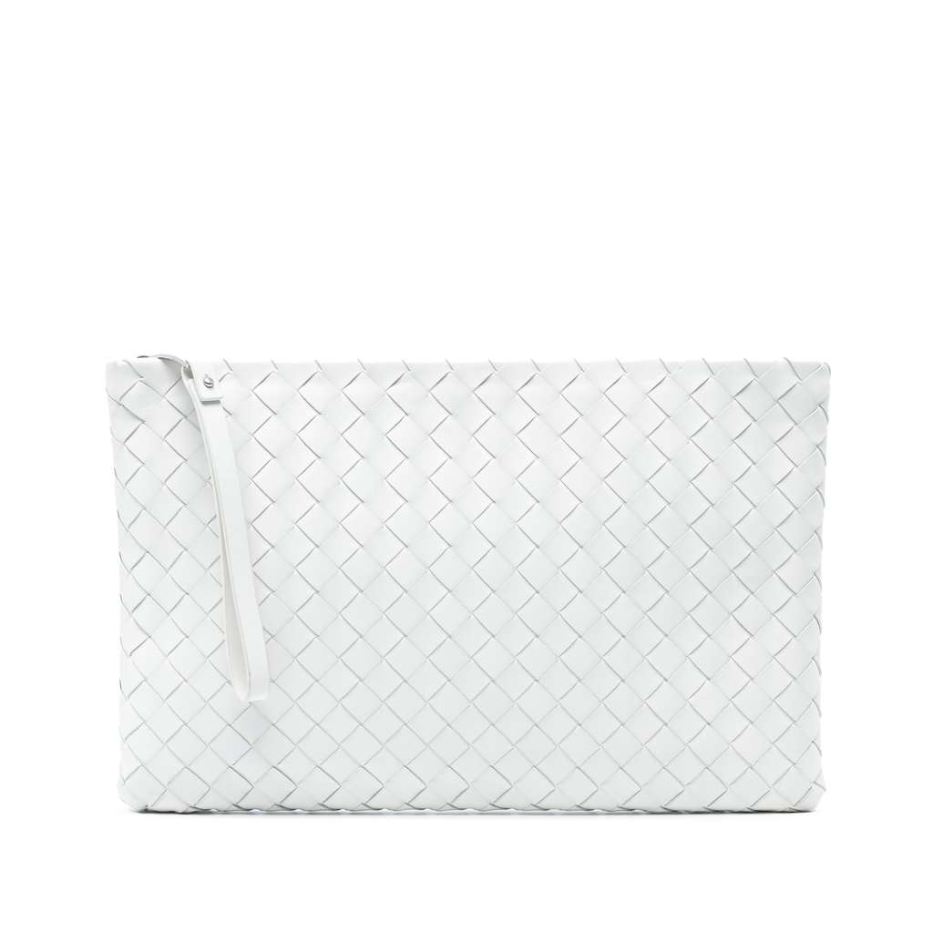 Bottega Veneta Nappa Intrecciato Wristlet Clutch