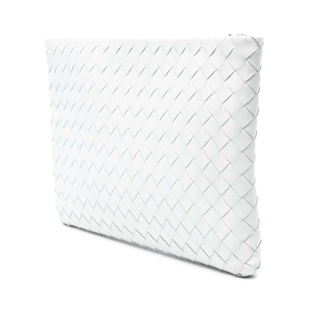 Bottega Veneta Nappa Intrecciato Wristlet Clutch - Back view