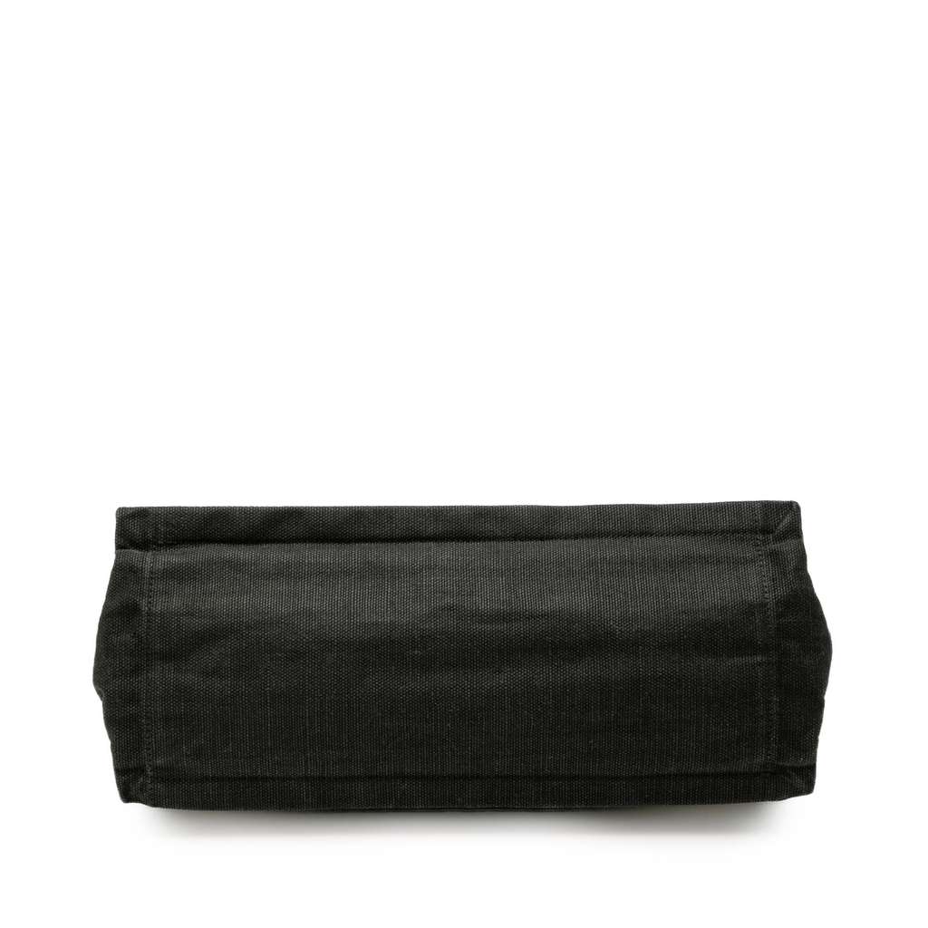 Saint Laurent Linen Rive Gauche North South Tote - Image 6