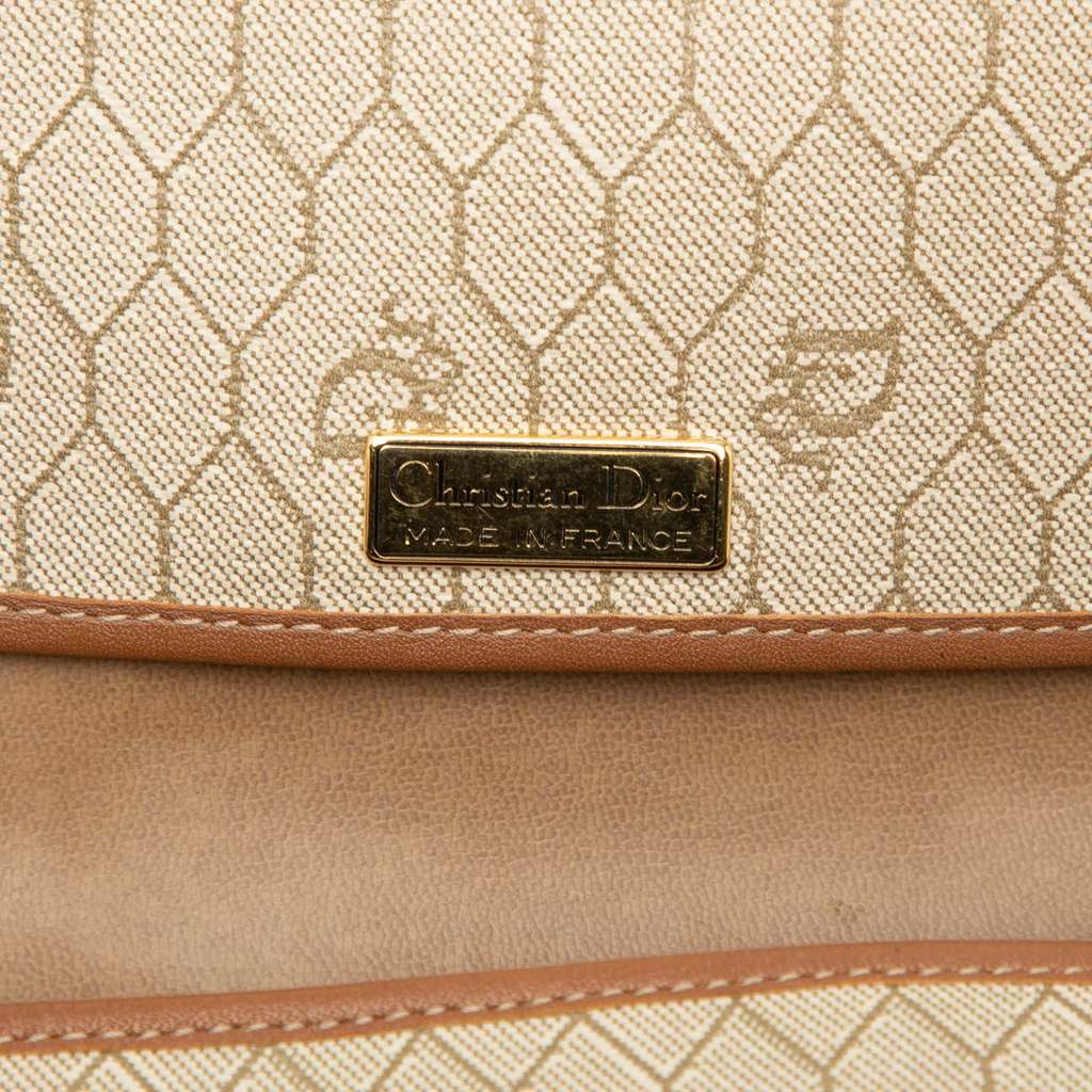 Dior Honeycomb Coated Canvas Crossbody - Side view