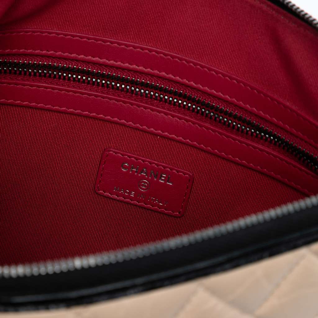 Chanel Medium Aged Calfskin Gabrielle O Case Clutch - Side view