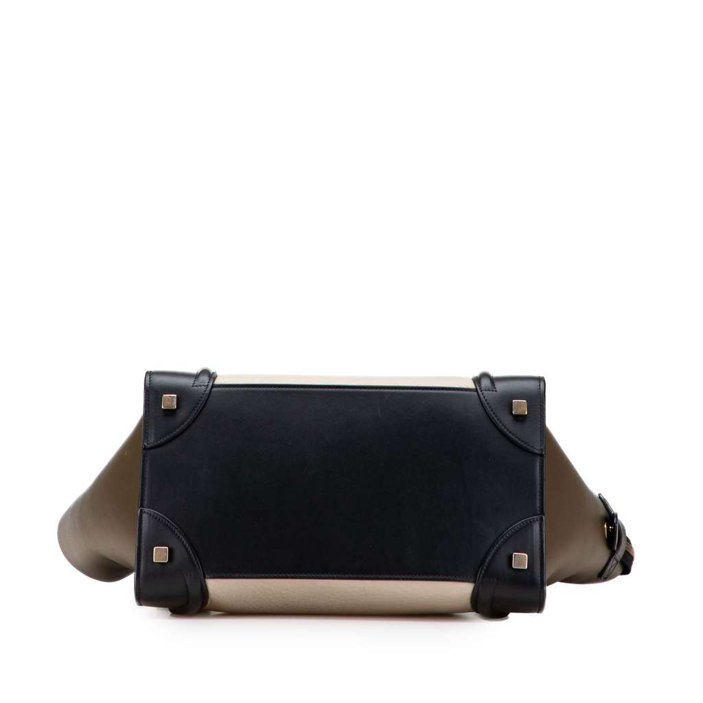 Celine Mini Tricolor Calfskin Luggage Tote - Image 6