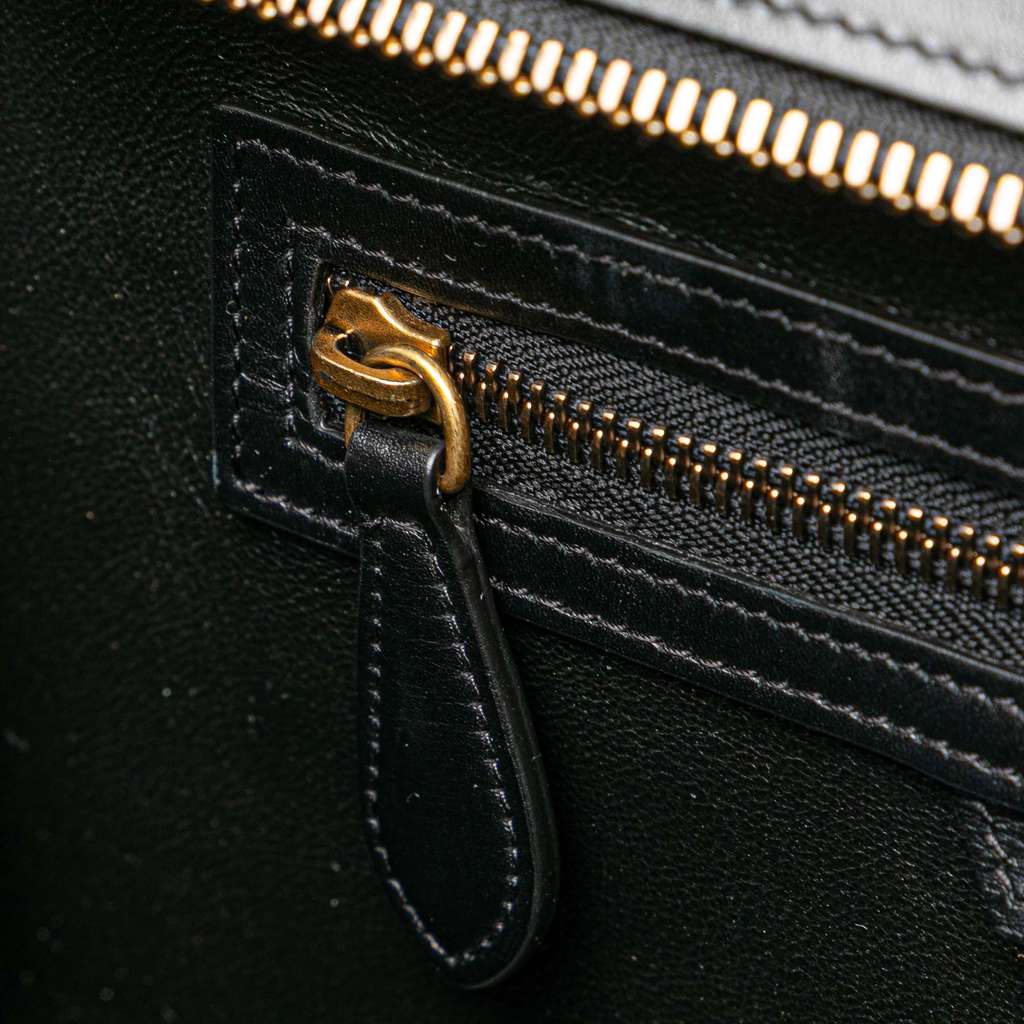 Celine Mini Tricolor Calfskin Luggage Tote - Detail 2