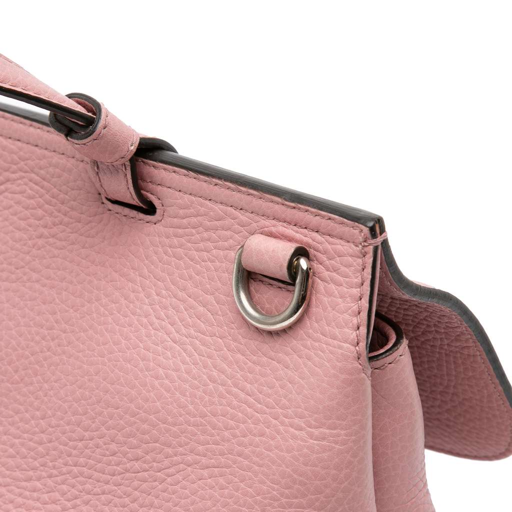 Gucci Medium Leather Bamboo Daily Satchel - Image 10